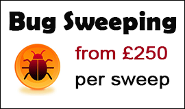 Bug Sweeping Cost in Hoddesdon